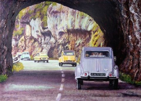 Balade d'été en 2cv